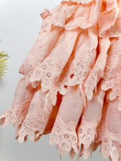 ZIMMERMANN LACE LAYERED MINI DRESS 270382
