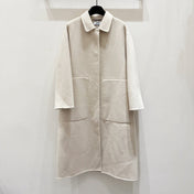 HERMES 25S LONG CASHMERE COAT 154