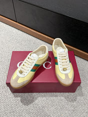 GG & ADIDAS SNEAKER KHAKI CALFSKIN