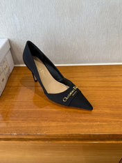 MY DD 25S HIGH HEEL 80MM IN BLACK SATIN