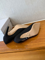 MY DD 25S HIGH HEEL 80MM IN BLACK SATIN