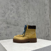 HADDOCK LACE-UP ANKLE BOOT IN CIDER BROWN SUEDE