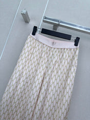 CELINE 26S ELASTIC WAIST WIDE LEG PANTS 338