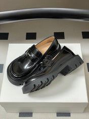 LOEWE 26S LOAFER IN BLACK PATENT CALFSKIN