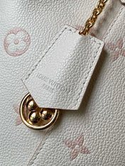 NÉONOÉ 26 IN WHITE AND PINK MONOGRAM CANVAS