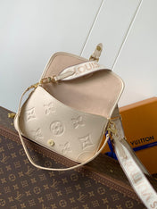 DIANE 23 IN LIGHT BEIGE MONOGRAM EMPREINTE LEATHER