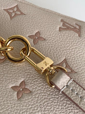 NANO NOÉ 19 IN WHITE MIX PINK MONOGRAM EMPREINTE CALFSKIN