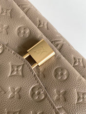 ANYTIME FLAP BAG 30 IN GRAY MONOGRAM CALFSKIN
