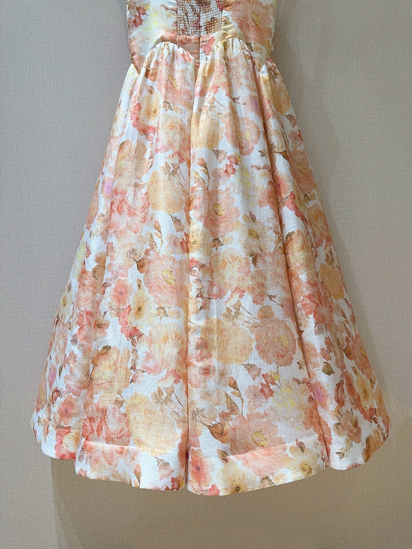 ZIMMERMANN 26S PATTERNED SPAGHETTI STRAP DRESS STYLE 75