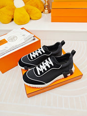 BOUNCING SNEAKERS BLACK CALFSKIN STYLIZED