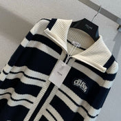 CELINE 26S ZIP-UP KNIT CARDIGAN 608