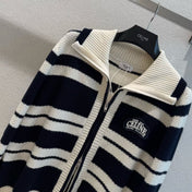 CELINE 26S ZIP-UP KNIT CARDIGAN 608