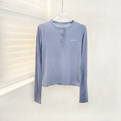 MIUMIU 26S HENLEY SWEATER 932