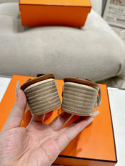0ASIS SANDAL SEPIA CALFSKIN CLASSIC