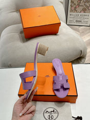 0ASIS SANDAL PURPLE CALFSKIN CLASSIC
