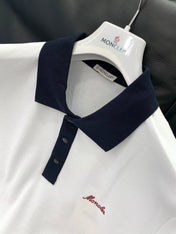MONCLER 26S SHORT-SLEEVE POLO T-SHIRT 507