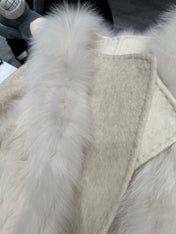 CHANEL 25S REVERSIBLE FOX FUR JACKET 592