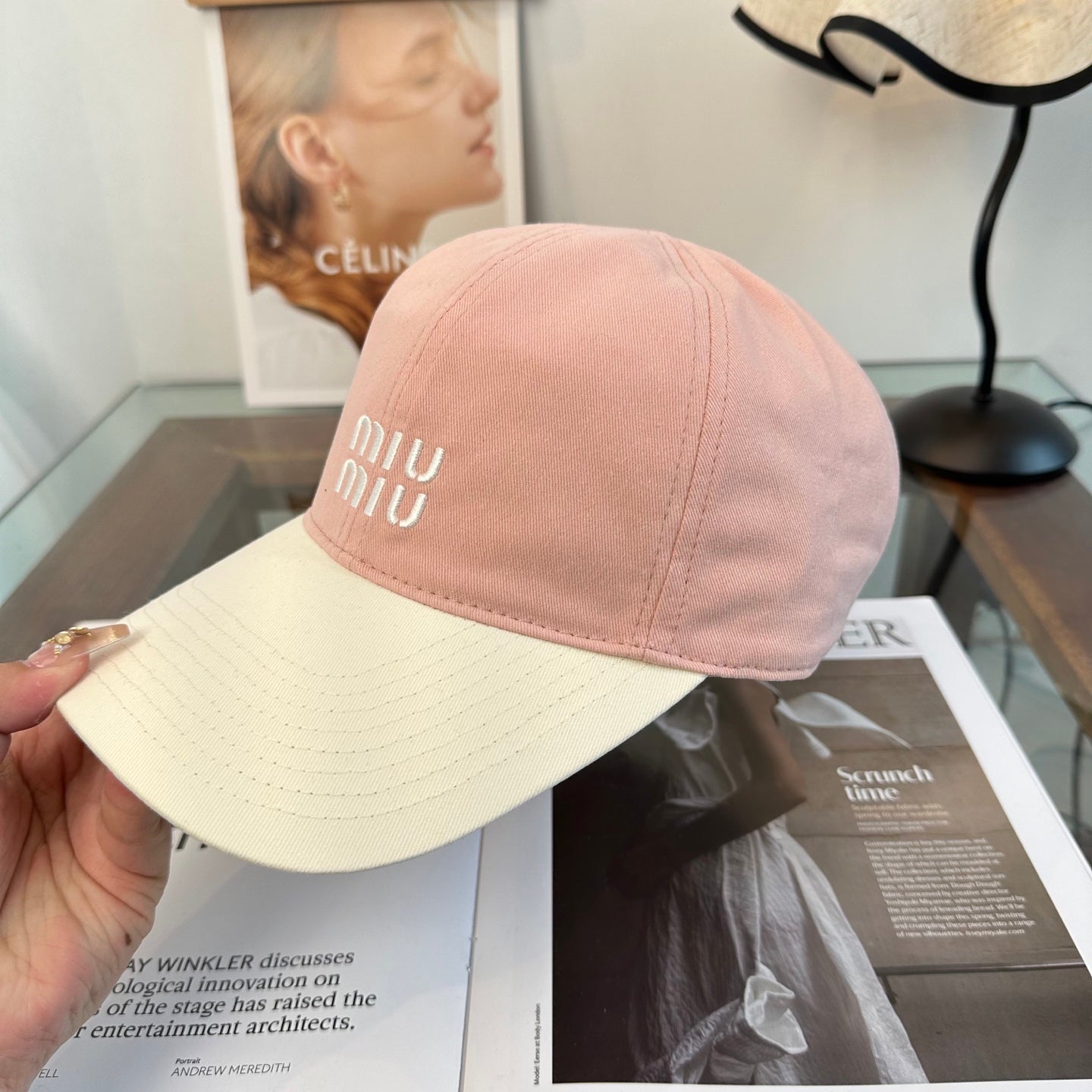 MIUMIU BASEBALL CAP STYLE 95