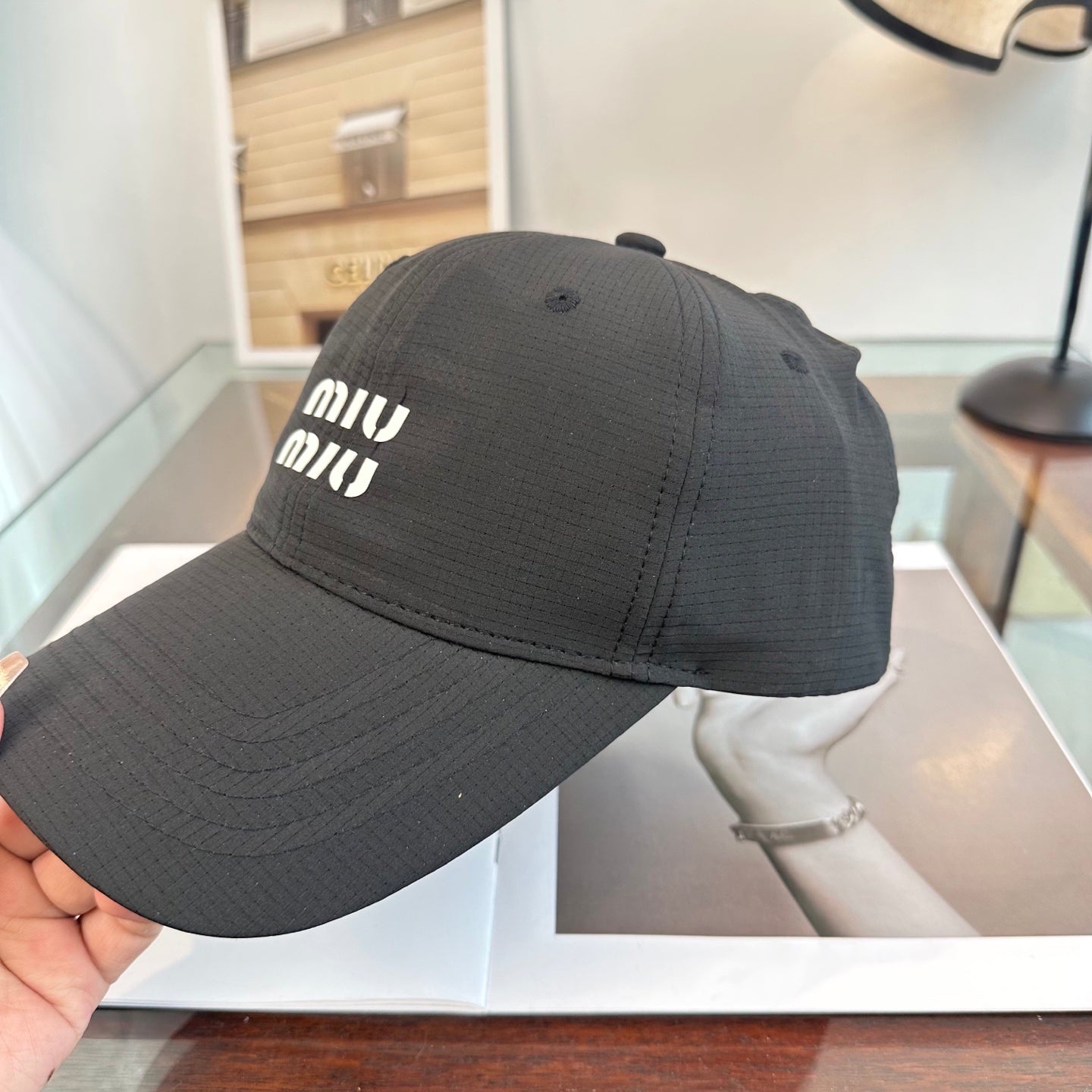 MIUMIU BASEBALL CAP STYLE 25