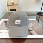 MIUMIU BASEBALL CAP STYLE 24