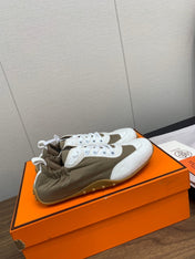 SKATEBOARD SHOES LIGHT GRAY MIX PEANUT CALFSKIN