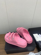 DAD SANDAL IN LIGHT PINK LAMBSKIN MULE