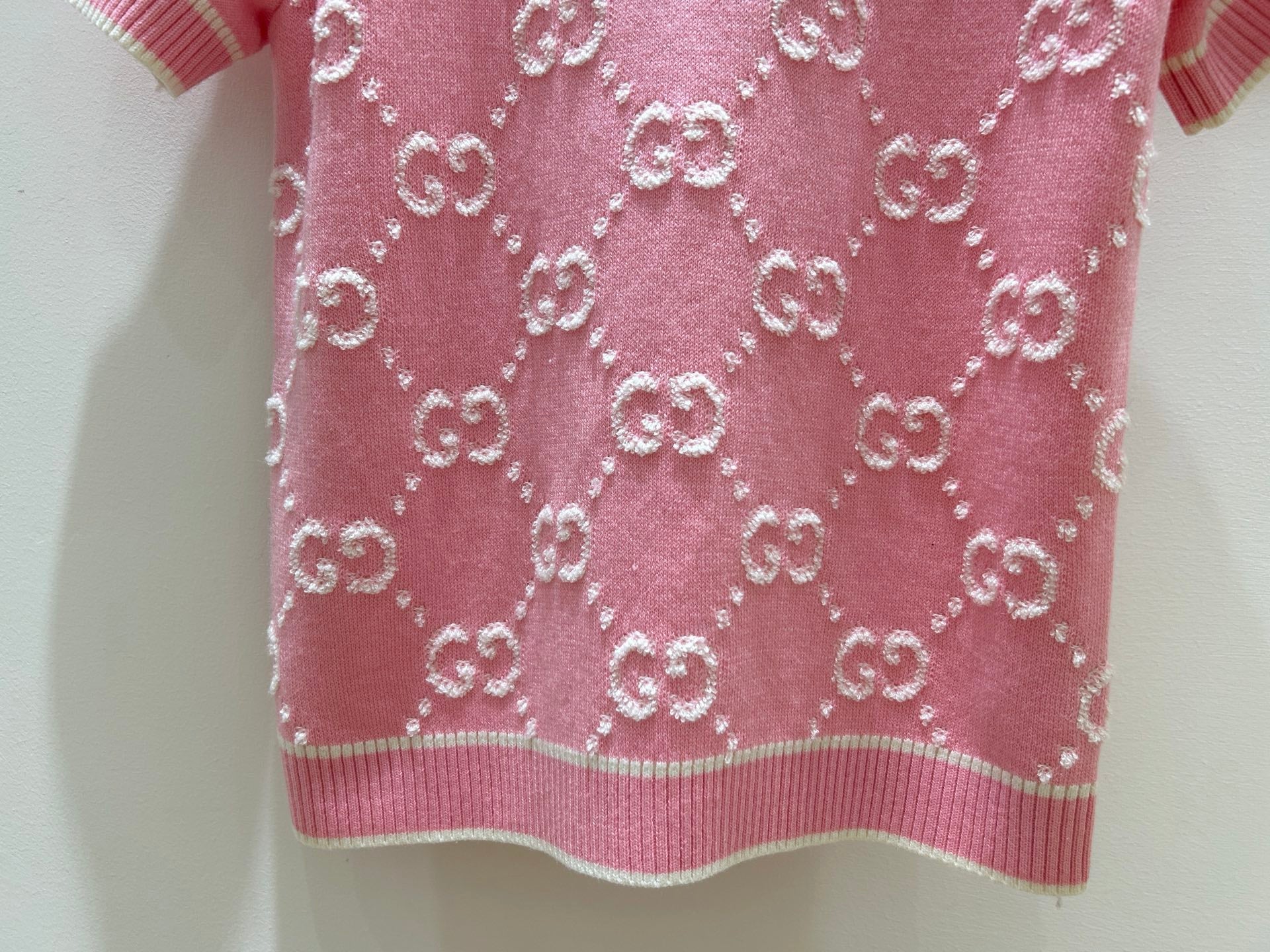 GUCCI 26S SHORT-SLEEVE KNIT SWEATER 510