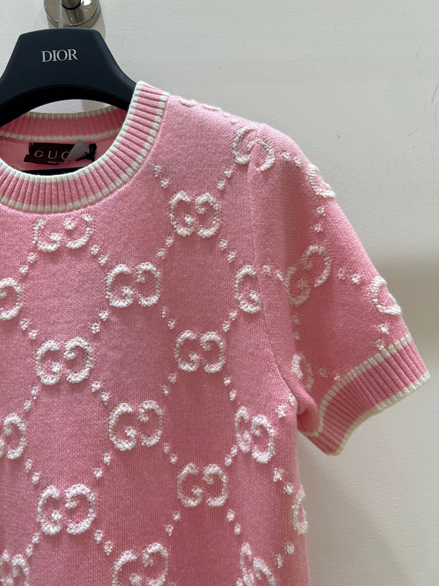 GUCCI 26S SHORT-SLEEVE KNIT SWEATER 510