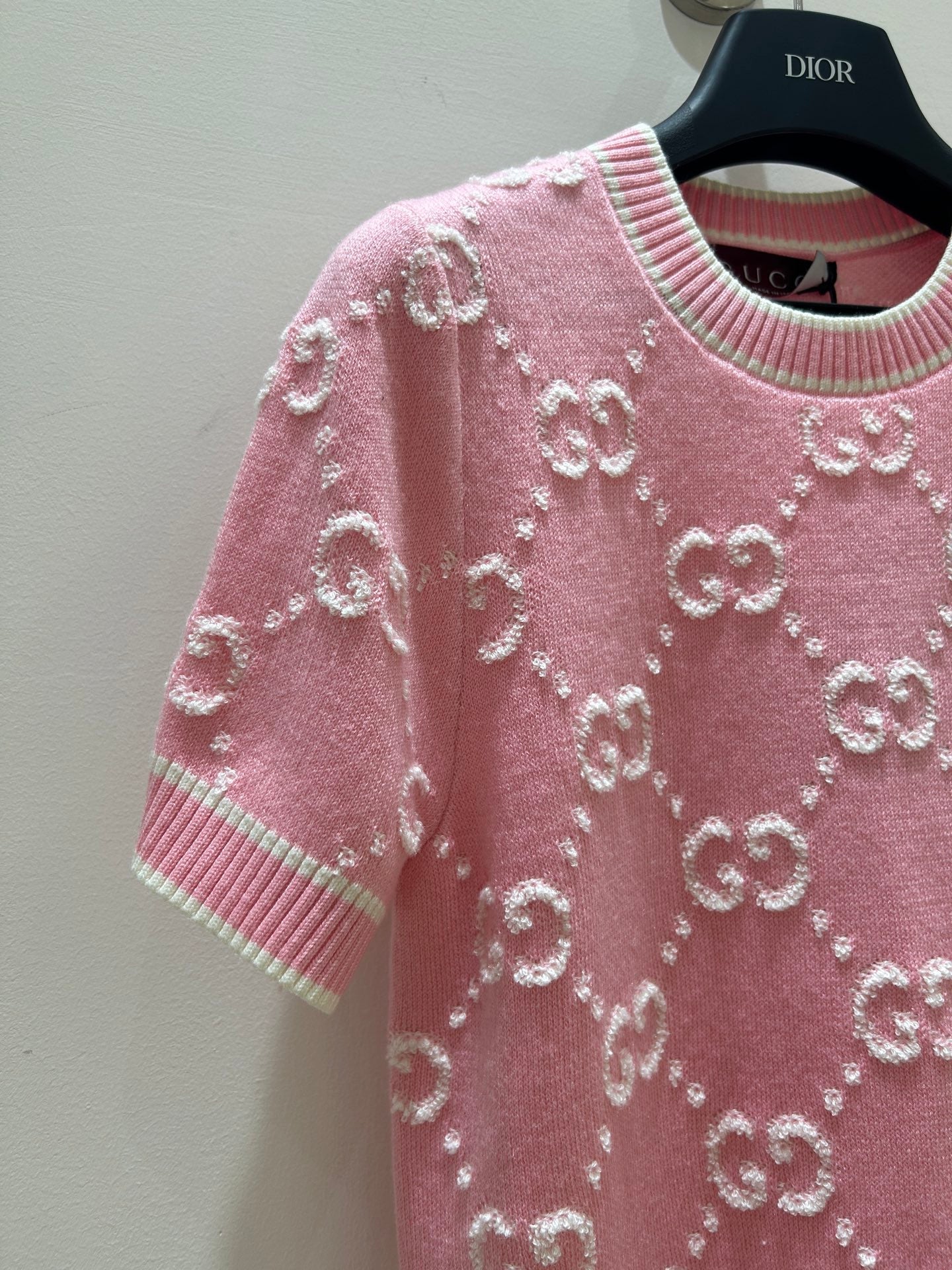 GUCCI 26S SHORT-SLEEVE KNIT SWEATER 510