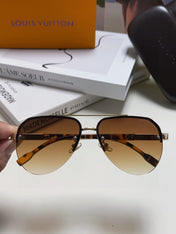 PILOT SUNGLASSES 582591 IN HAVANA METAL BROWN SMOKE LENSES