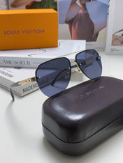 PILOT SUNGLASSES 582592 IN GOLD METAL BLACK LENSES