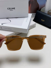 TRIOMPHE SUNGLASS 497816 IN NUDE METAL