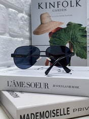 PILOT SUNGLASS 581365 IN BLACK METAL