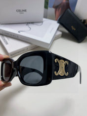 TRIOMPHE SUNGLASSES 548602 IN BLACK ACETATE