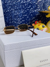 RECTANGULAR FRAME SUNGLASSES GG1457S IN METAL