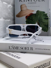 EVIDENCE SUNGLASSES 574718 IN WHITE ACETATE