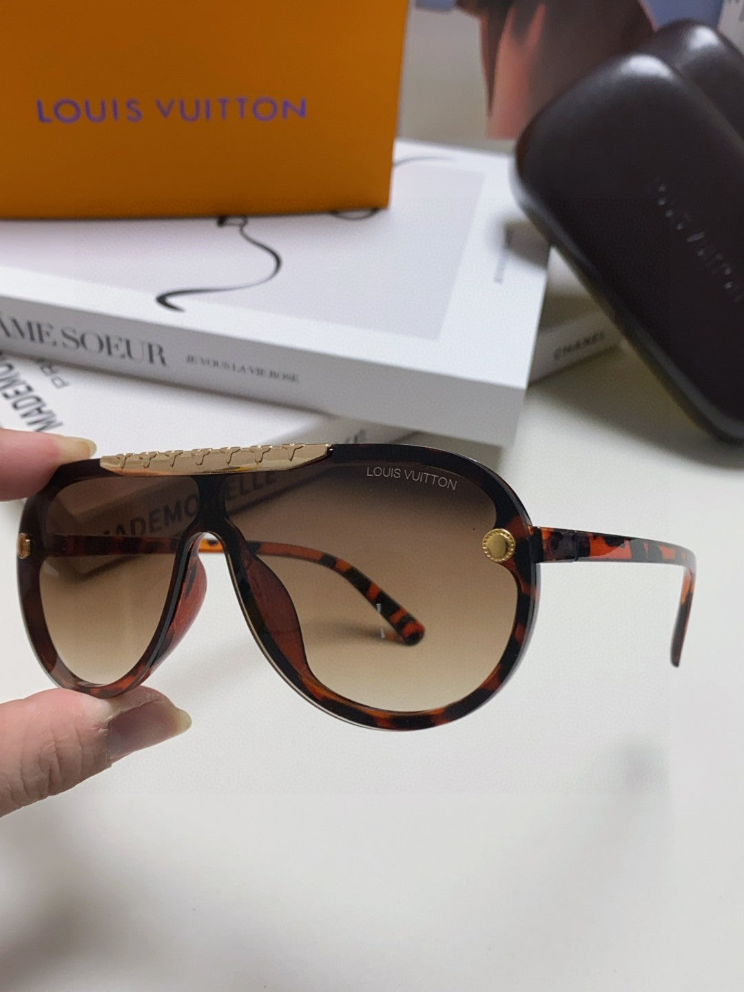 BLACKWOOD SUNGLASSES 567460 IN HAVANA ACETATE GOLD METAL