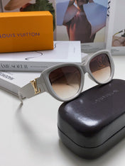 ICON CAT EYE SUNGLASSES 570246 IN GREY ACETATE