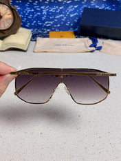 GOLDEN MASK SUNGLASSES 582734 IN GOLD METAL GREY SMOKE LENSES