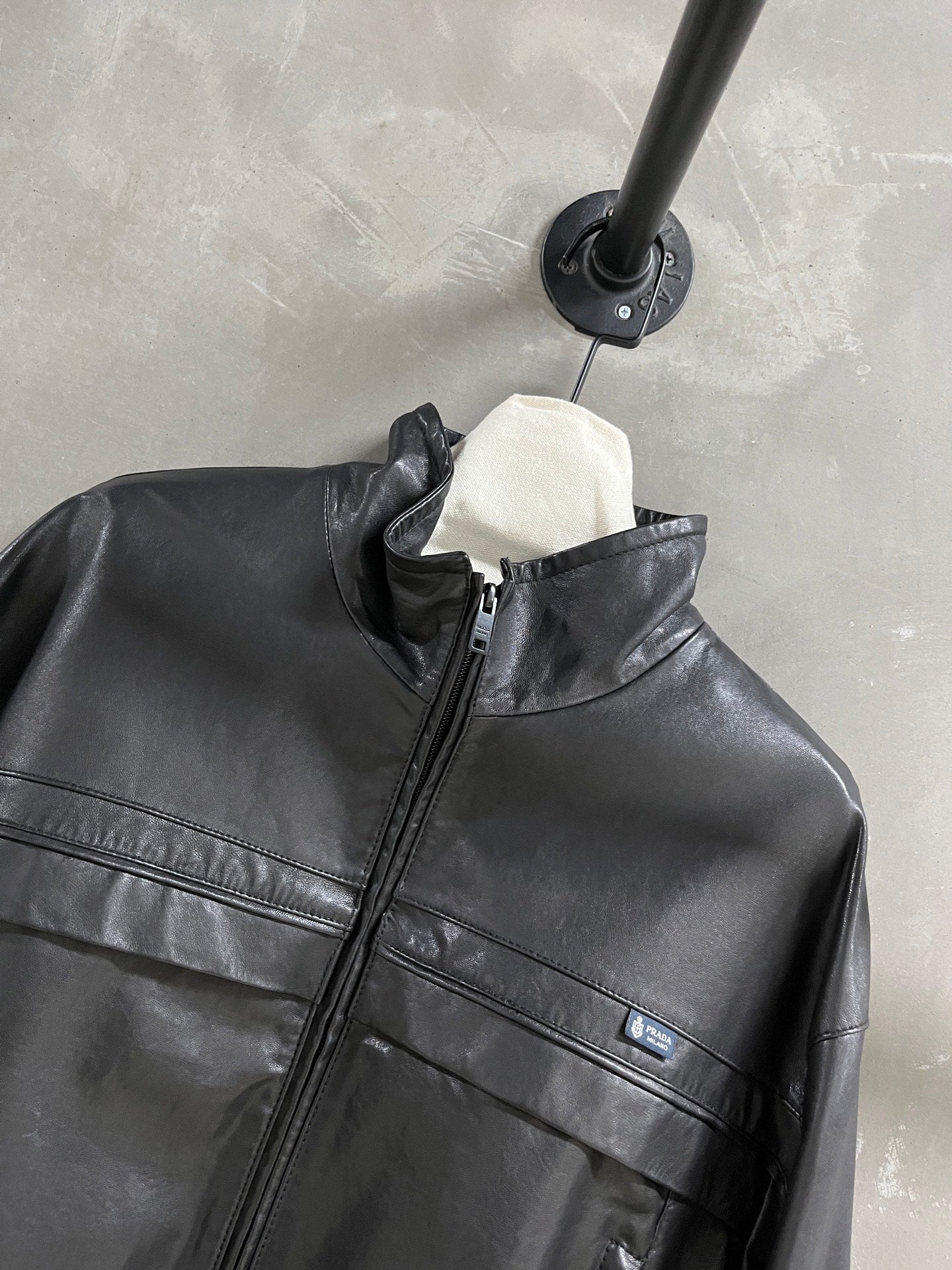 PRADA 26S LEATHER JACKET 1119