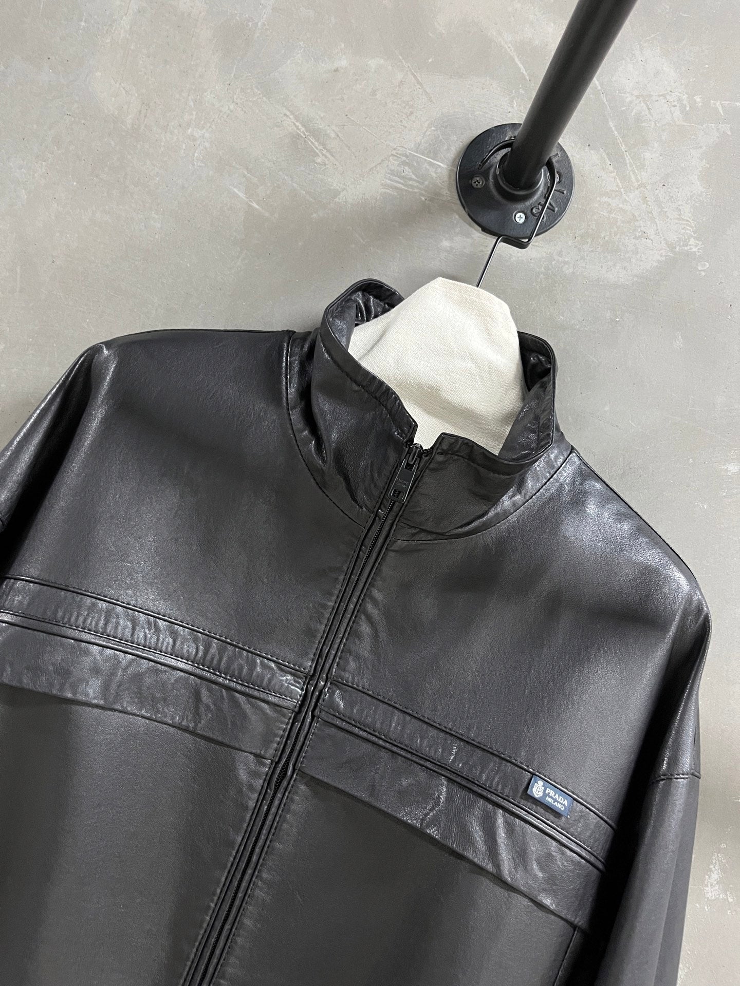 PRADA 26S LEATHER JACKET 1117