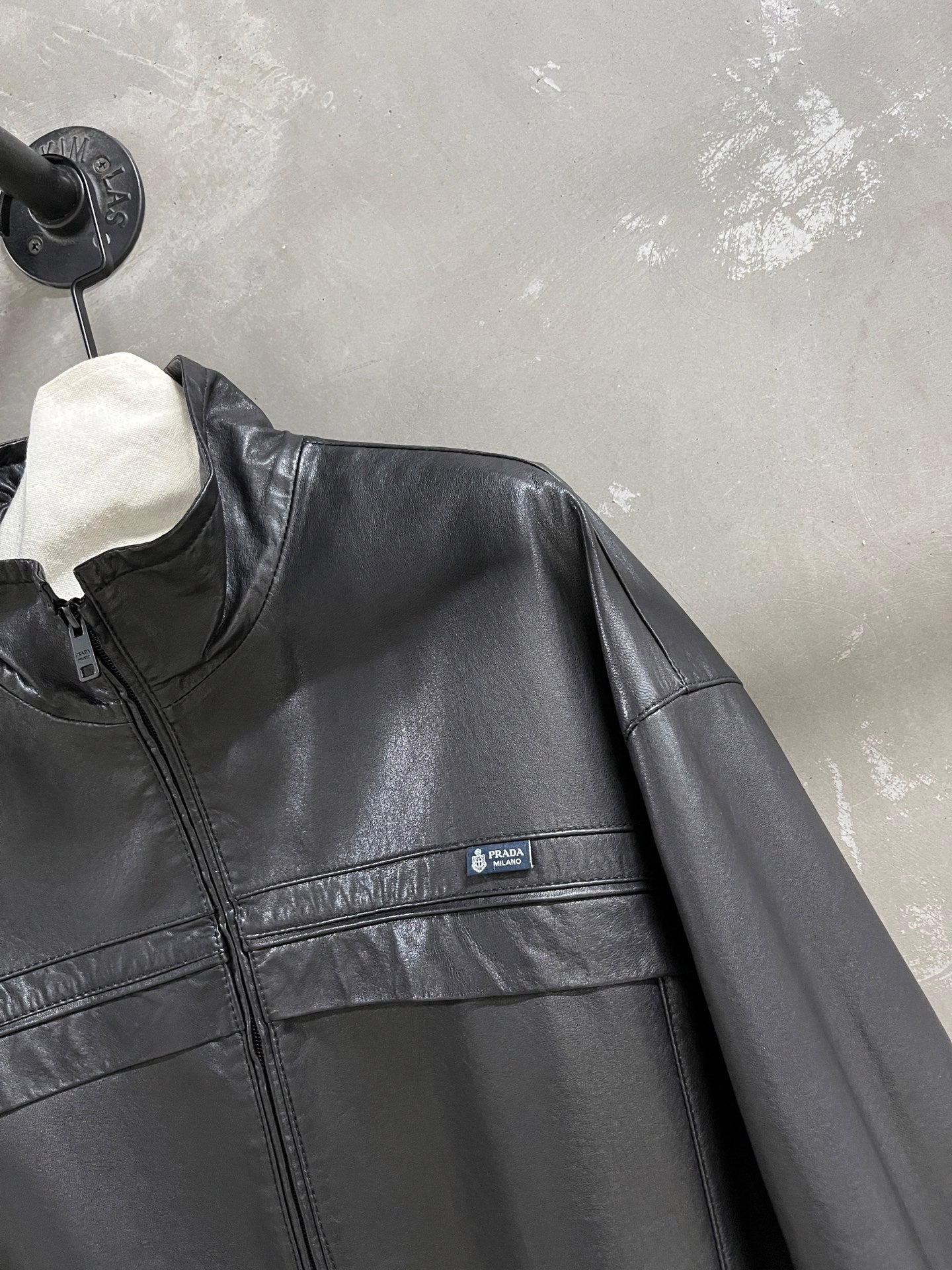 PRADA 26S LEATHER JACKET 1117