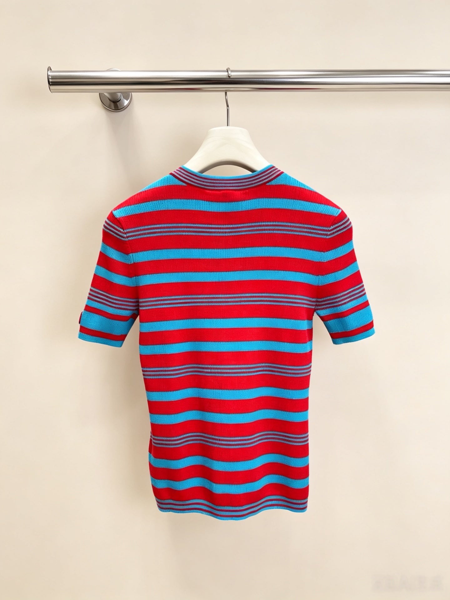CHANEL 26S SHORT-SLEEVE KNIT TOP 1383
