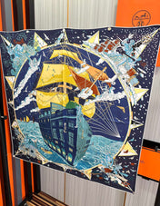HERMES 25S SCARF 90 IN SILK 730531