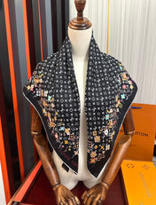 LV SCARF 90 CM IN SILK 730541