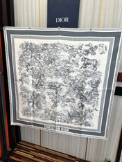 DIOR 26S SCARF 90CM IN SILK 313454