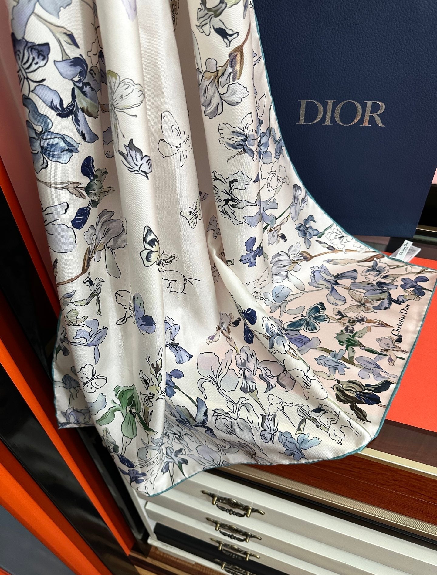 DIOR 26S SCARF 90CM IN SILK 304667