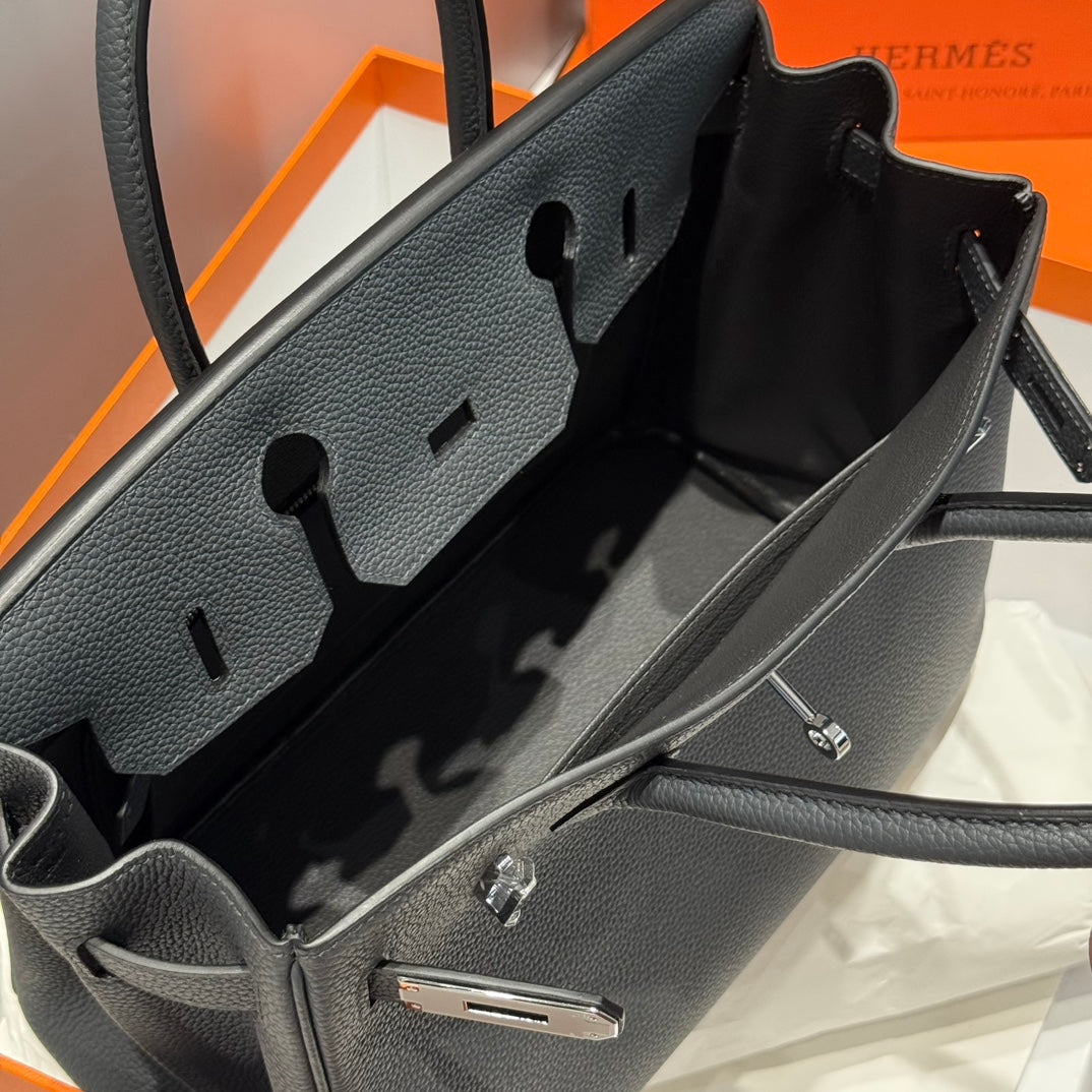 HM BIRKIN 30CM Graphite Gray TOGO SILVER HARDWARE