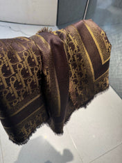 DIOR 26S SCARF 140CM IN SILK & CASHMERE 262320