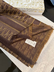 DIOR 26S SCARF 140 IN SILK AND CASHMERE 429181